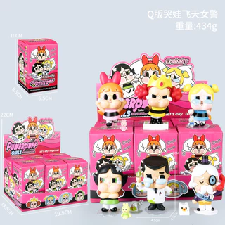 6 ชิ้นต่อกล่อง Powerpuff Girls Season Anime Gacha รูปชุดคอสเพลย์ตุ๊กตาสะสมของเล่นเด็กของขวัญตกแต่งบ้านเครื่องประดับรถเค้ก Topper ตกแต่ง MLML