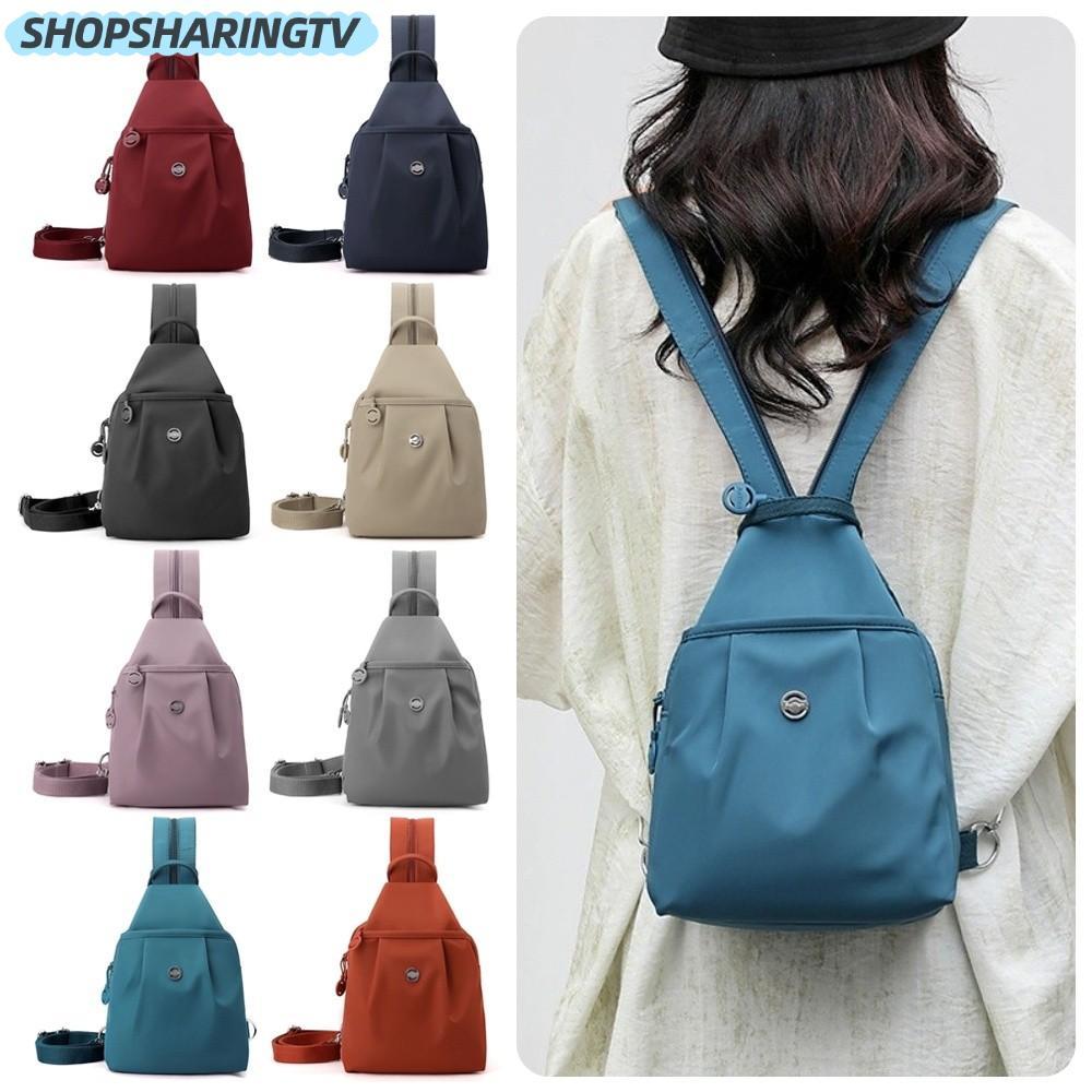 SHOPSHARINGTV Backpack, Fabric Multi Layer Travel Bag, Casual Multi-purpose Large Capacity Waterproof Crossbody Bag