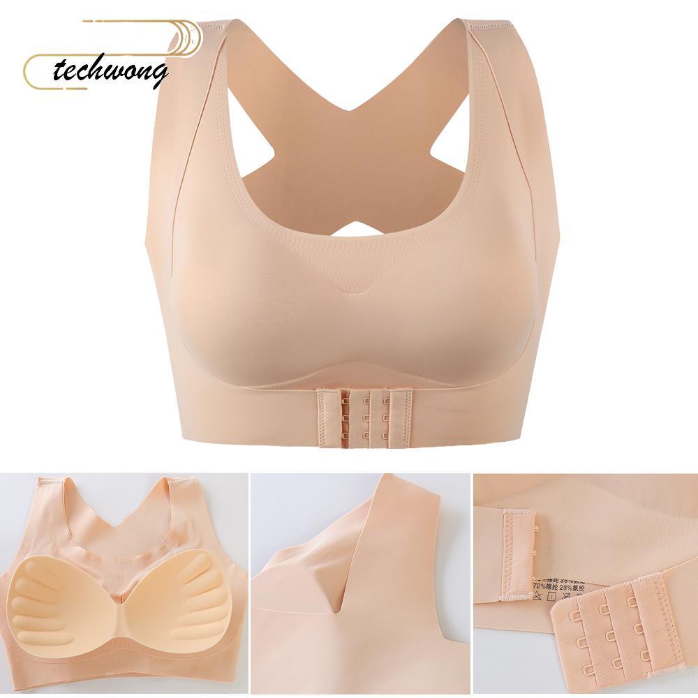 TECHWONG Posture Bras สําหรับผู้หญิงสาวกลับ Bra กันกระแทกกีฬา Bra Posture Corrector