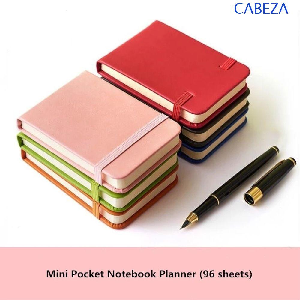 CABEZA Pocket Notebook Agenda Stationery Weekly Study Work 96 แผ่น Fruit Color Mini Notebook