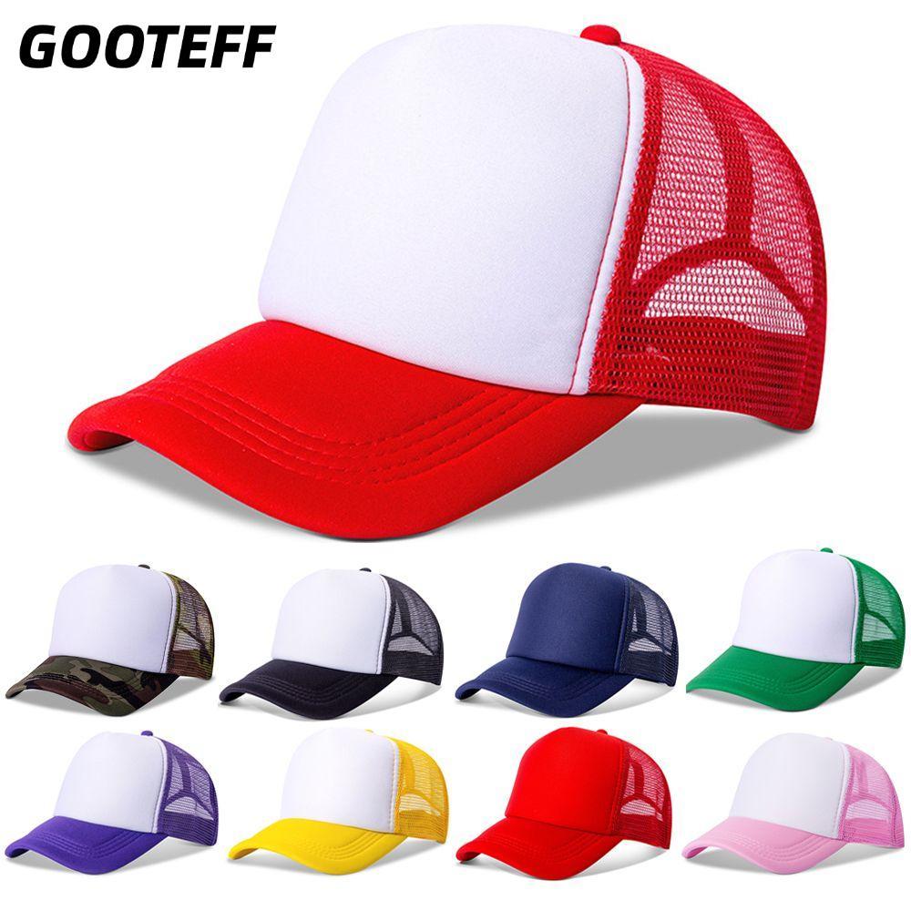 ICARAMELO Trucker Hat Mens Womens Flat Visor Mesh Snapback