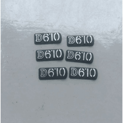 ใหม่เอี่ยม Nikon D610LOGO Front Shell LOGO Label D610 Label, D610 "ฉลาก, ป้ายโลโก้,