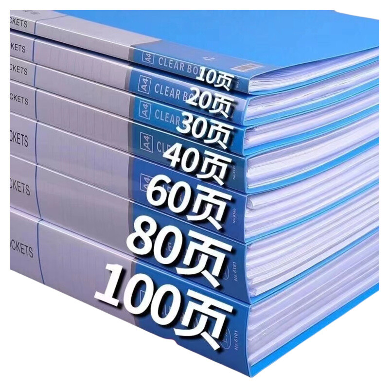 A4 แฟ้มหนังสือ A4 หนาข้อมูลหนังสือโฟลเดอร์โปร่งใสใส่กระเป๋า Multi-Layer โฟลเดอร์เพลง Score โฟลเดอร์ก