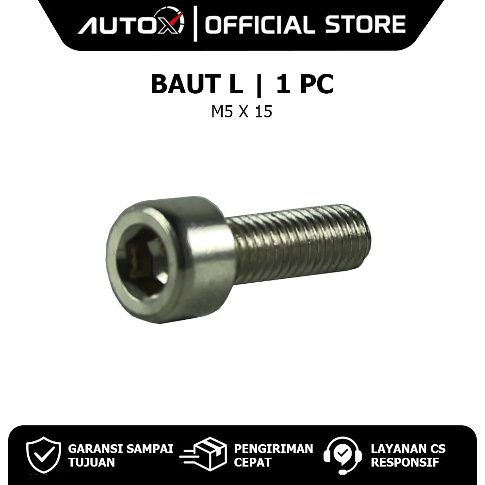 1 PC Universal L Bolt Bolt L4 M5x15 5X15 M 5 x 15 M5X15 M5 Key K 4 Pitch 0.8 AUTO X