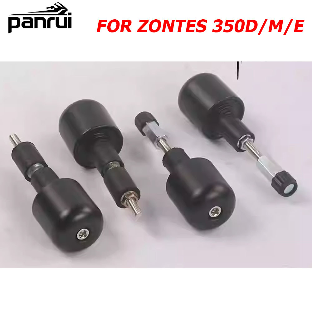 สําหรับ Zontes 350D 350M 350E ZT350E ZT350D ZT350D รถจักรยานยนต์จับบาร์ End Handlebar Ends ฝาครอบ