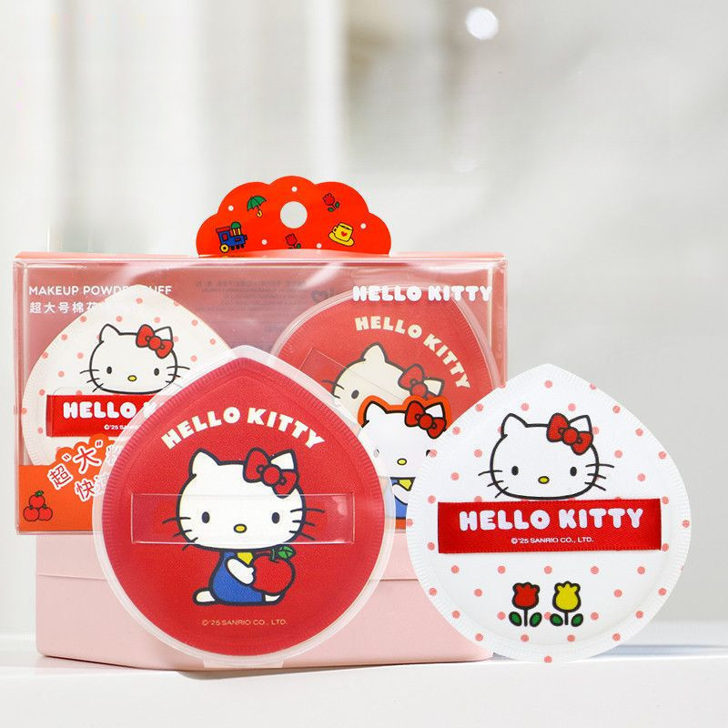 MINISO Hello Kitty Extra Large Marshmallow Air Cushion Powder Puff Dont Eat Powder Soft We T And Dry Use Powder Puff