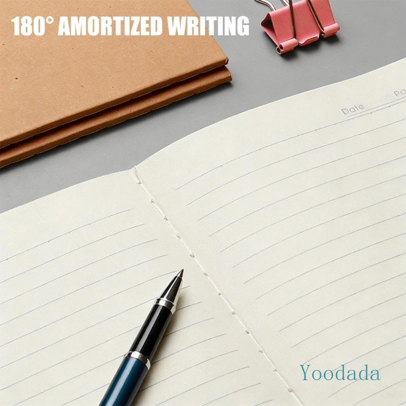 Yoo 6 ชิ้น B5 Format การเขียนวารสารโน้ตบุ๊คเรียงรายหน้าด้านใน 36 แผ่นต่อหนังสือแนวนอนเพื่อการศึกษา P