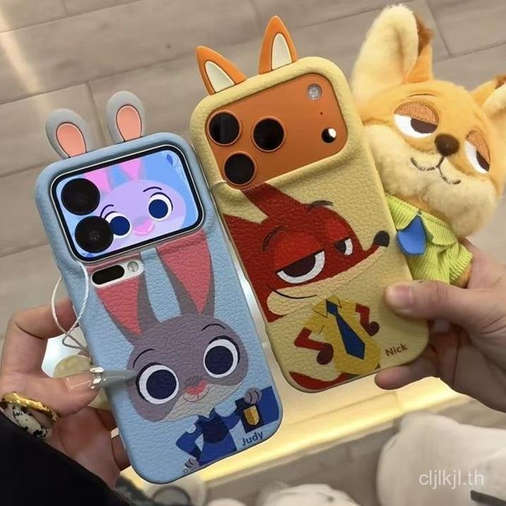 เหมาะสําหรับ ไอโฟน14151311121617ProMax13Pro14ProMax17Air15ProMax12Pro16Plus Sterico Judy และ Nick หู