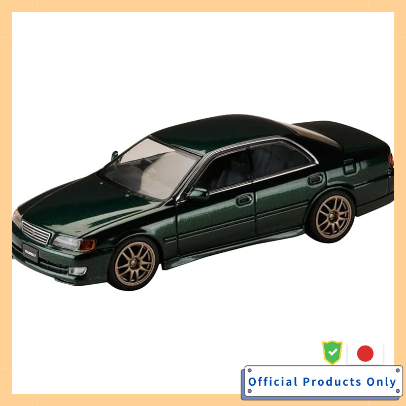1/64 Toyota Chaser Tourer V (JZX100) Early Version (1996) JDM STYLE 10 Spoke Wheel Dark Green Mica