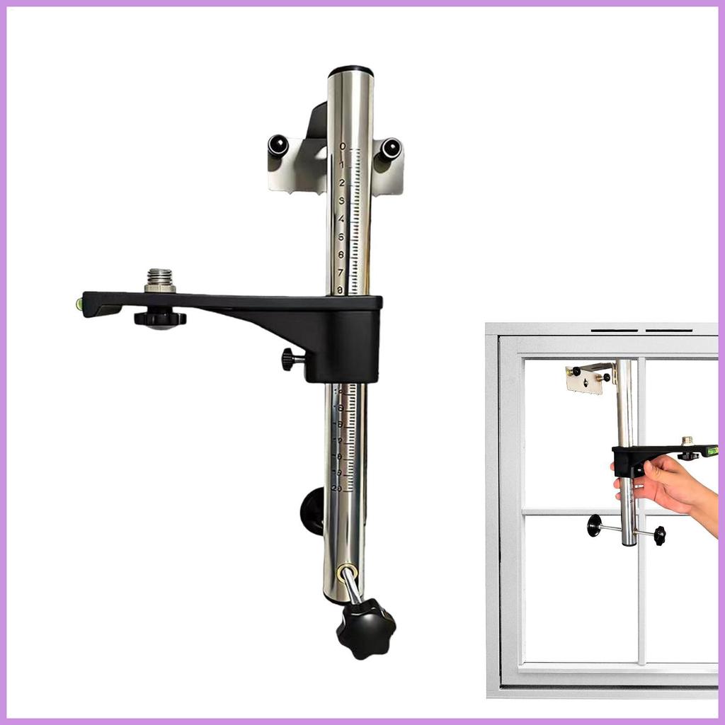 ระดับวงเล็บผนังความสูงปรับเสาสนับสนุนปรับระดับผู้ถือแขนสําหรับการปรับปรุงบ้านช่างไม้เฟอร์นิเจอร์ asdiuth - รูปที่ 6