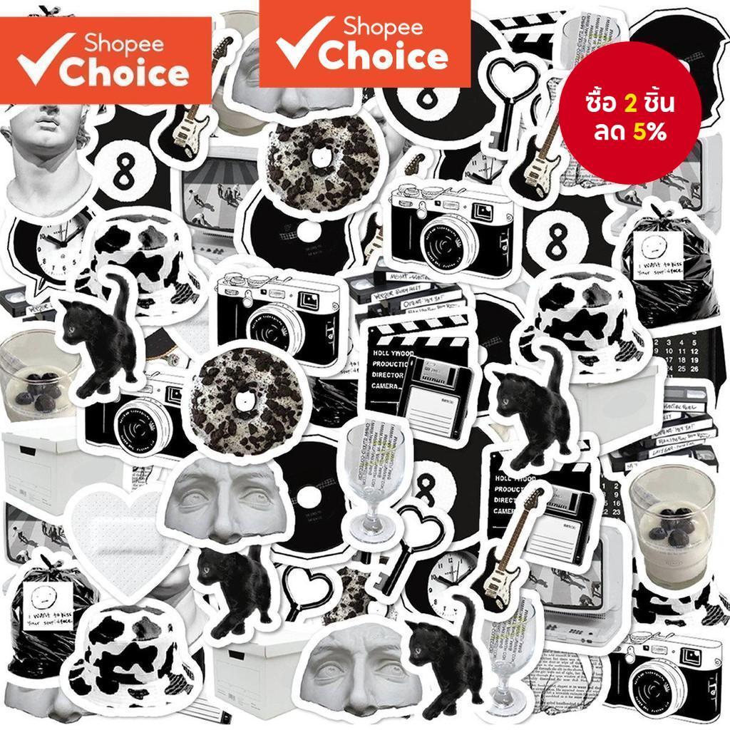 สติกเกอร์ PVC ลายวัตถุ สไตล์เรโทร สําหรับตกแต่งอัลบั้มรูปภาพ ไดอารี่ ถ้วย โทรศัพท์มือถือ แล็ปท็อป สมุดภาพ DIY 46 ชิ้น