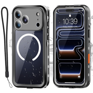 เคสโทรศัพท์กันน้ำปิดสนิทสมบูรณ์ สำหรับ iPhone 17 Pro Max เคส…