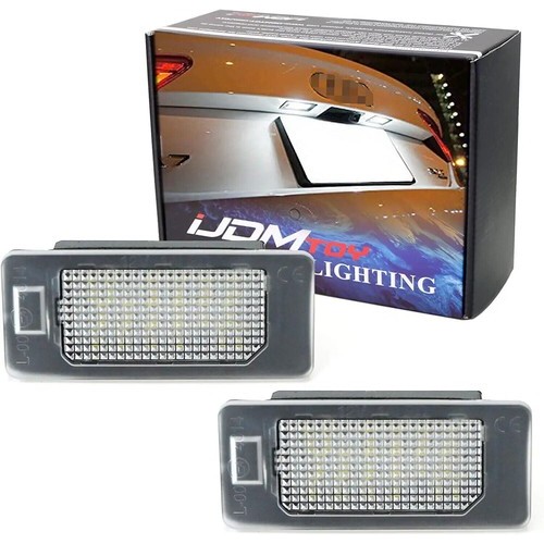 Super White Error Free LED License Plate Lights For Audi B8 A4 A5 S4 S5 Q5 TT