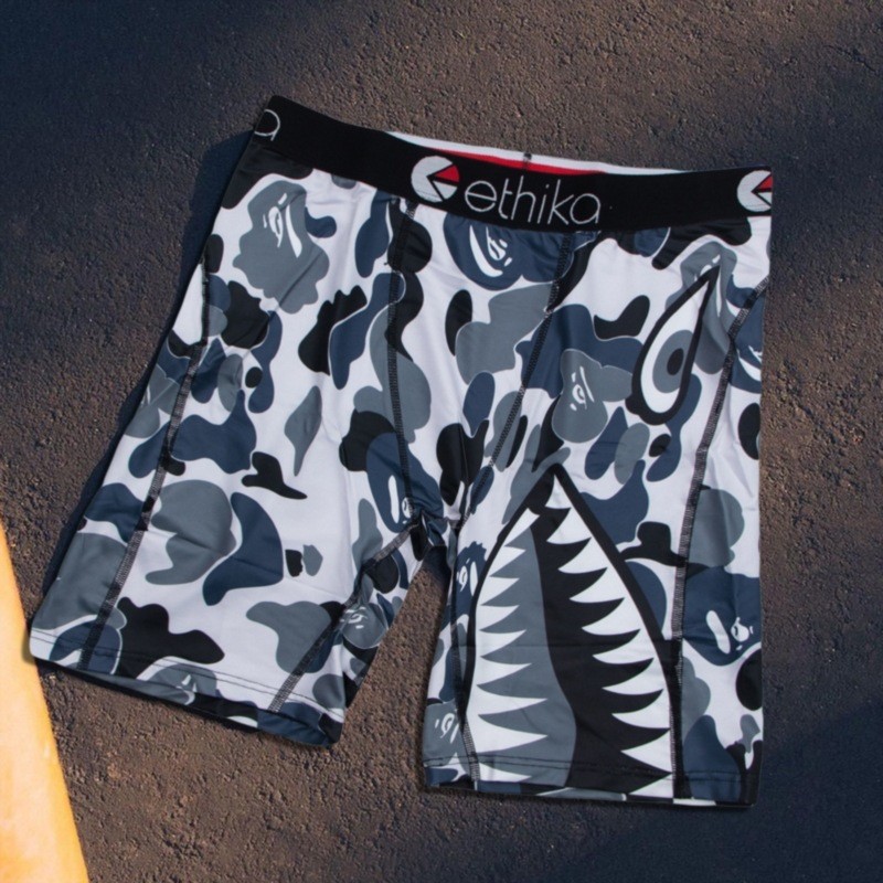 Ethika ผู้ชายอินเทรนด์พิมพ์แฟชั่น Prosperity Boxer กางเกงบ็อกเซอร์ผู้ชาย