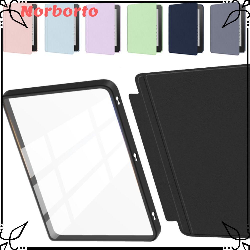 NORBORTO , Auto Wake/Sleep ที่ถอดออกได้ e-Reader ฝาครอบ, Snap-on แยกออกแบบเกราะป้องกันโปร่งใสสําหรับ