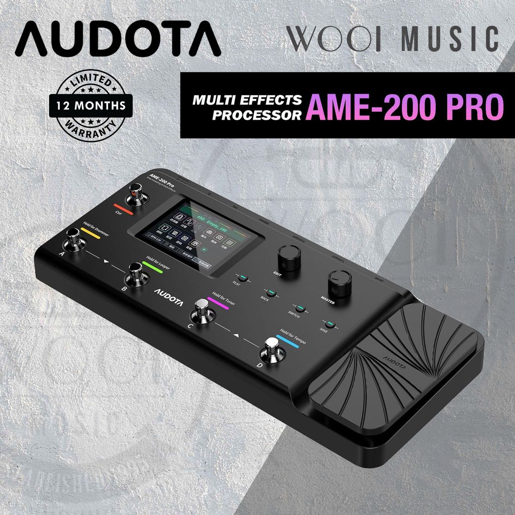 Audota AME-200 PRO Amp Modeling & Guitar Multi Effects Processor [AME200 PRO]