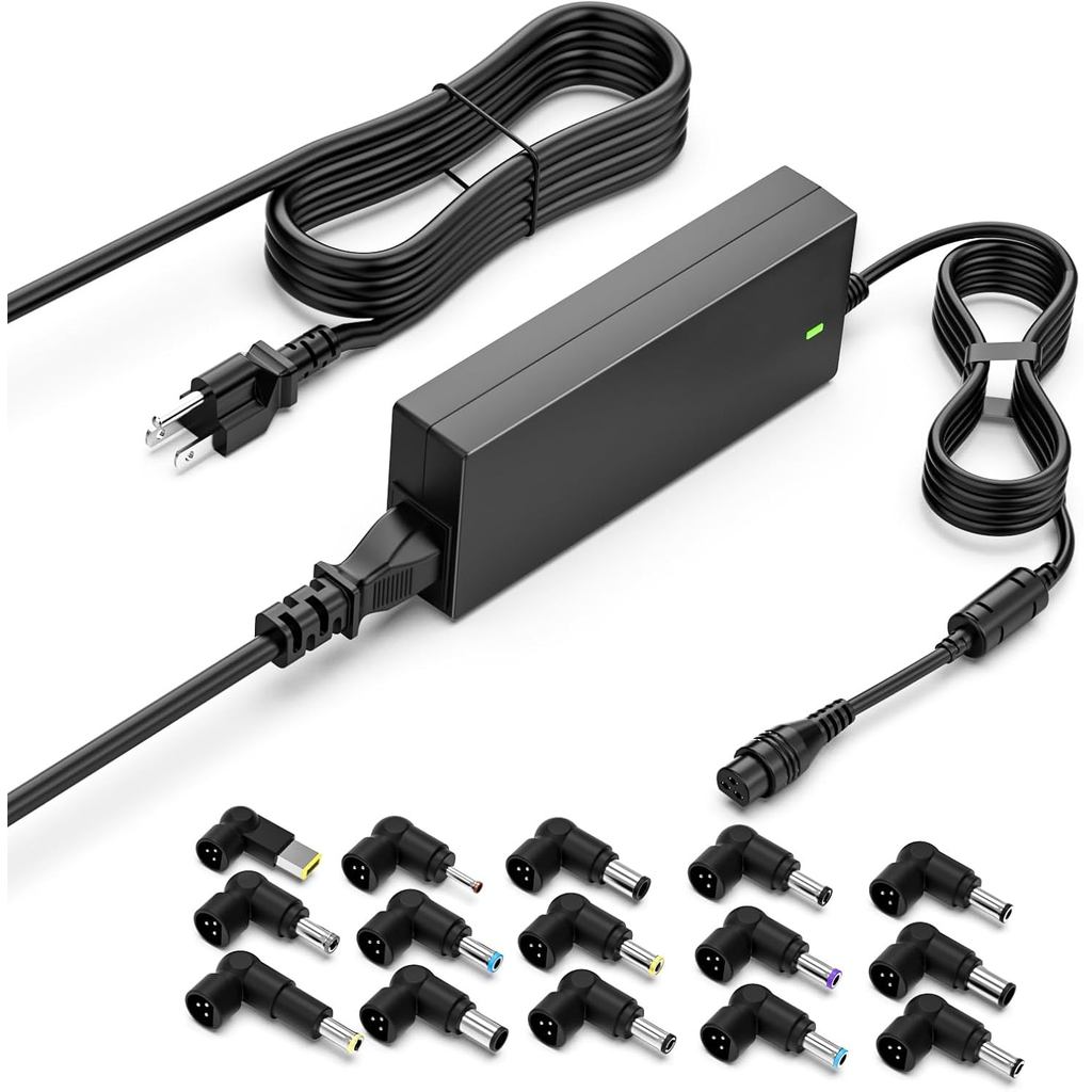 90W 65W Universal AC Adapter แล็ปท็อปชาร์จใช้งานร่วมกับ HP Dell Asus Lenovo Acer Toshiba Samsung Fuj