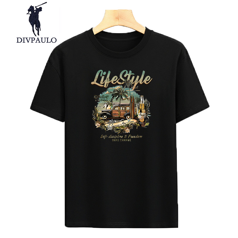 DIVPAULO-1901-LS  t-shirt เสื้อยืดคอกลมสีพื้น ผ้านุ่มพิเศษ ไม่ย้วย ไม่หด ระบายอากาศดี ไม่ขึ้นขุย