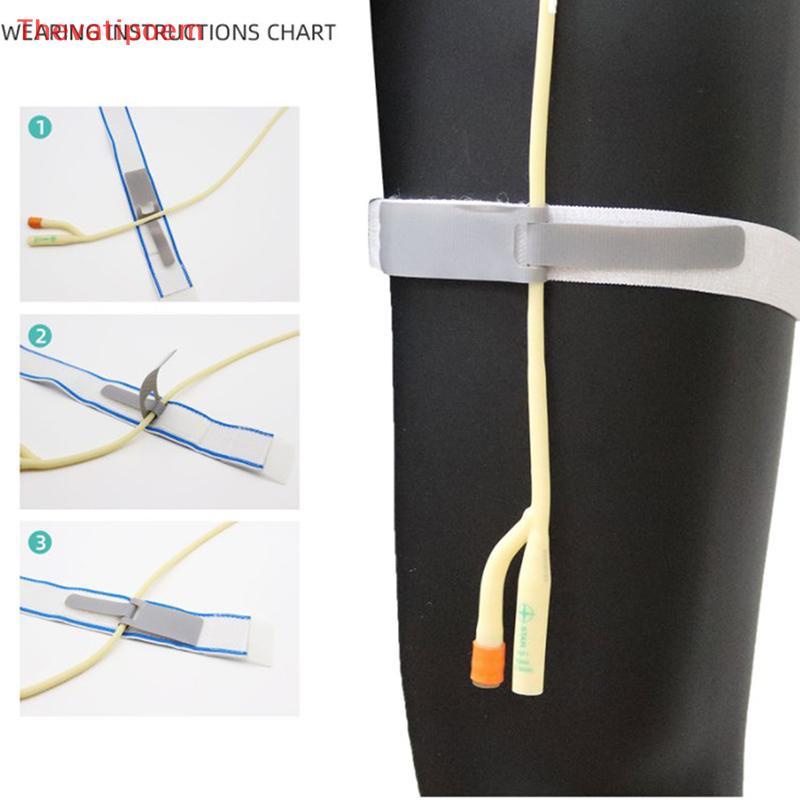 [Thevatipoem] 1 ชิ้นปัสสาวะกระเป๋าขาผู้ถือ Fixator Band Fixator ยืดหยุ่นปรับสบายภายนอก Fixator HOT