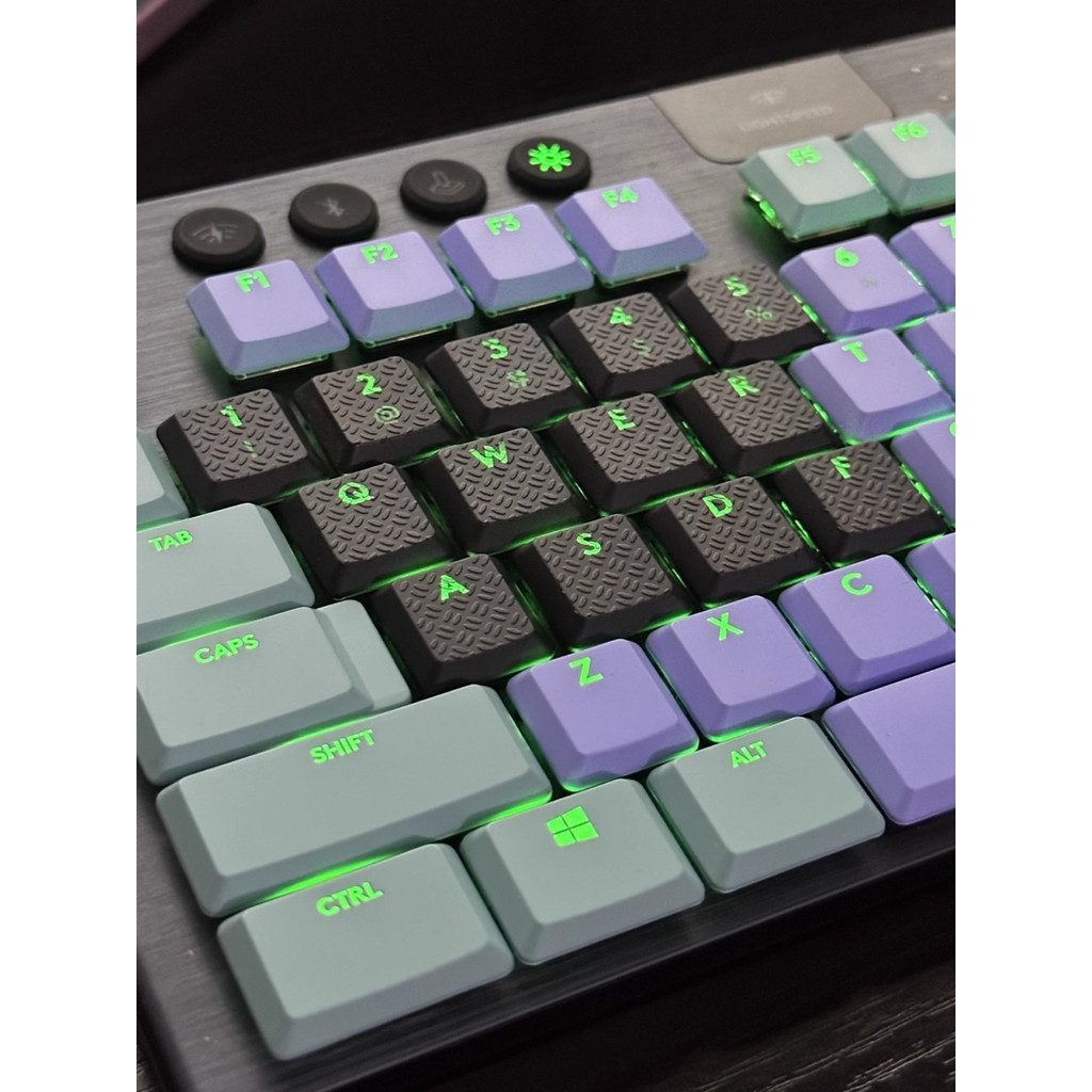 sa keycap keycap ปุ่มกดเรืองแสงแบบสัมผัสพื้นผิวเหมาะสําหรับคีย์บอร์ดเกม Logitech G813/G815/G915/G913