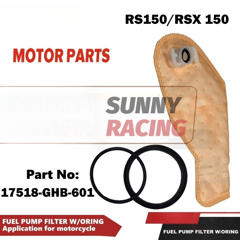 Fuel PUMP FILTER WINNER150 /RS150 /RSX 150 PETRO FILTER RING ซีลน้ํามัน O-RING (17518-GHB-601)