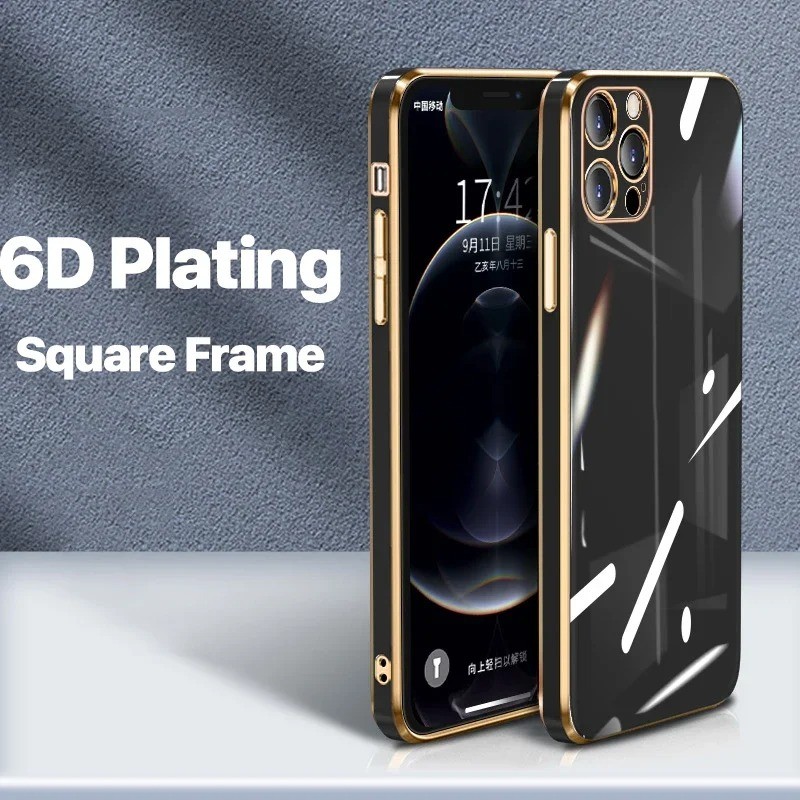 หรูหราสีทึบ Electroplated เคสโทรศัพท์สําหรับ iQOO Z1X Z1K Z3 Z5 Z5X Z6 Z6X Z7 Z7i Z7X Z8X Z8 U5e Lit
