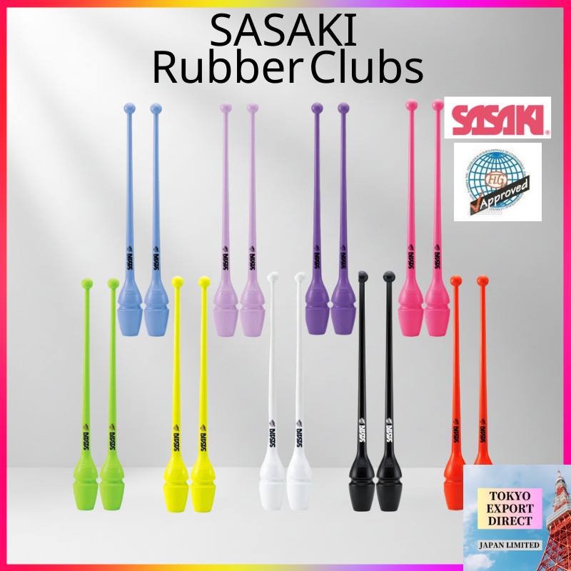 SASAKI Rhythmic Gymnastics Club - 44cm, International Gymnastics Federation Approved, Available in M