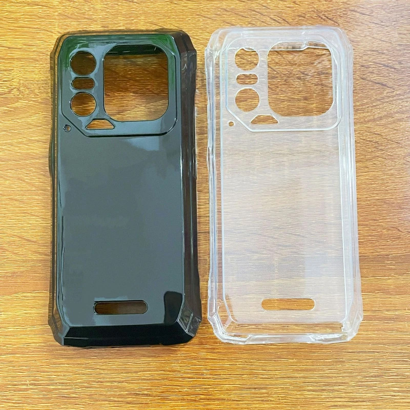 สําหรับ Blackview Xplore 1 Soft TPU เคสโทรศัพท์สําหรับ BLACKVIEW XPLORE1 สีดําโปร่งใสปกหลังป้องกันกร