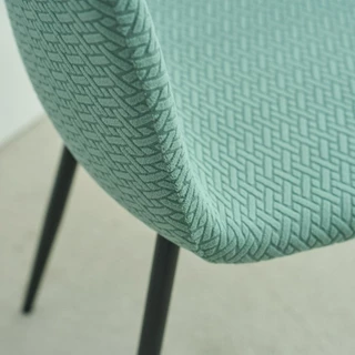 ผ้าคลุมเก้าอี้-Eames ความกว้าง 22-30 ซม. ความสูง 40-48 ซม. ผ้าจักเวฟเฟิลลาย T-Shaped Eames chair cover