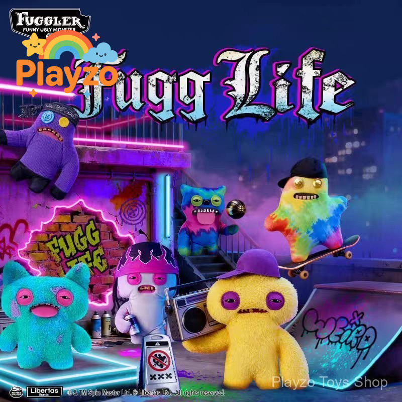 Spike ราคา fugler Hip-Hop Series ฟันน่ารัก Monster บทคัดย่อ Pinch Monster ตุ๊กตาน่าเกลียดน่ารัก Hicc