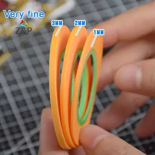 Z&P รุ่น ing สีเคลือบเทปพิเศษ Fine DIY กระดาษกาวพิเศษกว้าง 1 มม./2 มม./3 มม. 18 ม. รุ่นครอบคลุมเทป COD