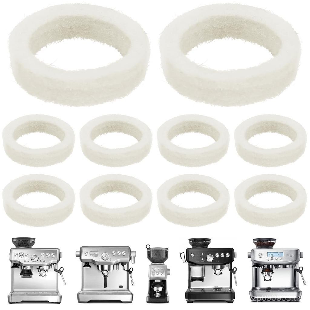 10PCS Felt Washer Replacements Compatible with Breville Espresso Machine Include BES870 BES880 BES87