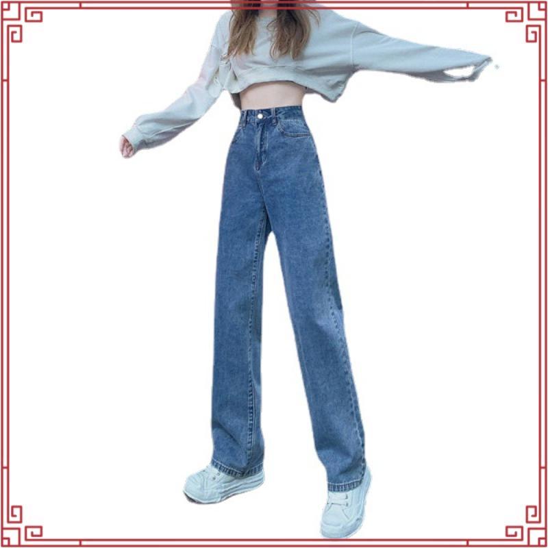 Saran ยีนส์ SR035 กางเกงยีนส์ขากระบอกใหญ่ Y2K เอวสูง Size L งานสวย กระชับ ใส่สบาย