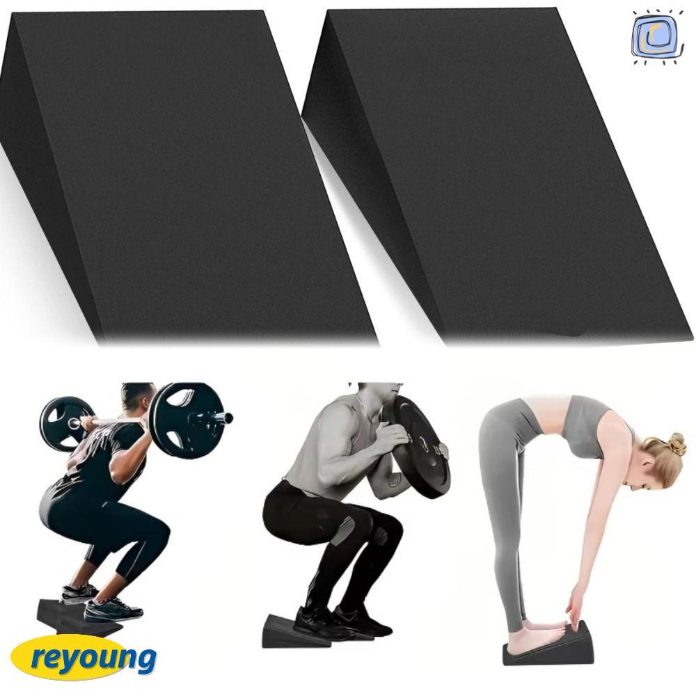 รองพื้นโยคะ wedge สำหรับ squat, ออกแบบเพื่อการฟื้นฟูลูกวัวและการยืดเหยียดกล้ามเนื้อ calf, แผ่นออกกำลังกายที่สามารถปรับได้ เพื่อสร้างเสถียรภาพและความแข็งแรง