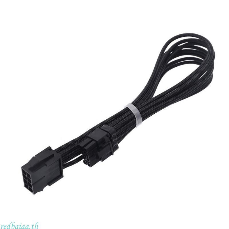 Redbaiaa GPU 8Pin 6+2 ถึง PCIE สายไฟ 8Pin PCIExpress อะแดปเตอร์สําหรับกราฟิกการ์ดอุปกรณ์เสริมคอมพิวเ