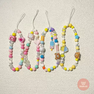 [✅สินค้าเทรนด์ ] สร้อยข้อมือโทรศัพท์ การ์ตูนน่ารัก หัวใจสุดน่ารัก พรีเมี่ยม ทนทาน กันสิ่งสกปรก หลากสี ใช้งานได้ทุกรุ่น