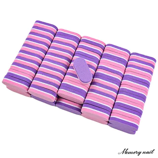 ตะไบบัฟ จิ๊ว วงรี Mini Sponge บัฟฟองน้ำ เนื้อสัมผัสละเอียด เก็บคมเล็บ (สุ่มสี) ตะไบเล็บ 🛵สินค้าส่งด่วน