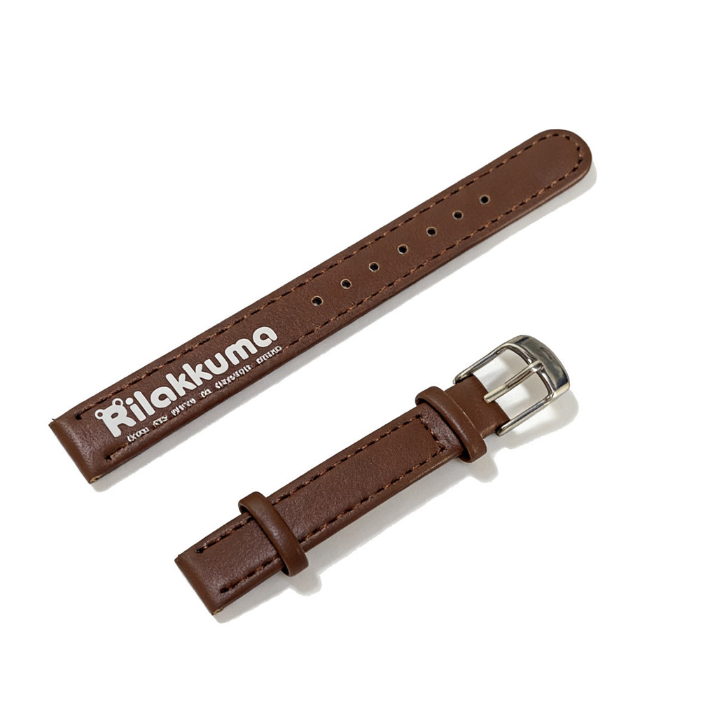[Perfect All-Match] Rilakkuma Mystery Box Watch Strap 12mm Pin Buckle Leather Strap Accessories Japa