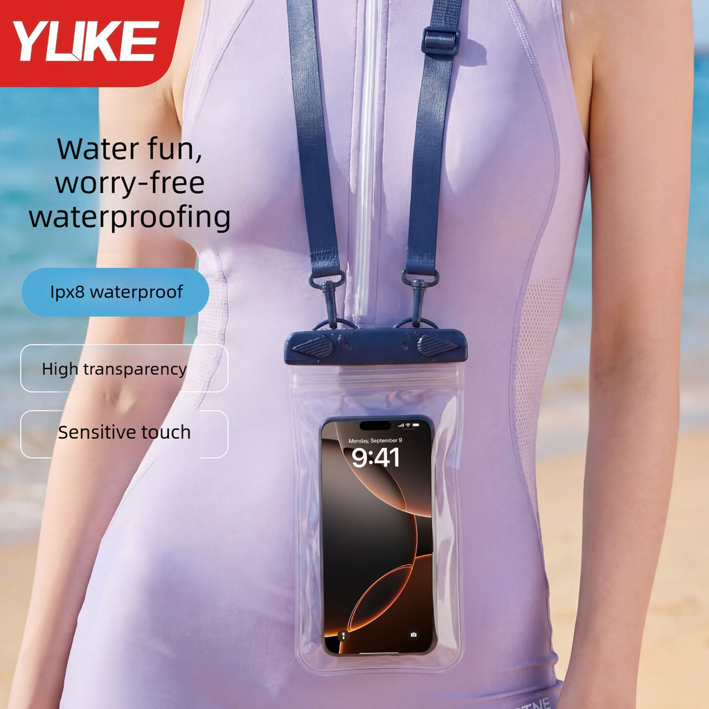 YUKE โทรศัพท์กันน้ําหน้าจอสัมผัส สำหรับว่ายน้ําและล่องแก่ง SJD603