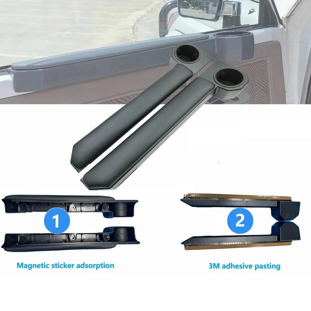 Ruili588 สําหรับ Land Cruiser 70 ประตู Armrest ถ้วยสําหรับ Toyota Land Cruiser 76 79 LC70 LC75 LC76 