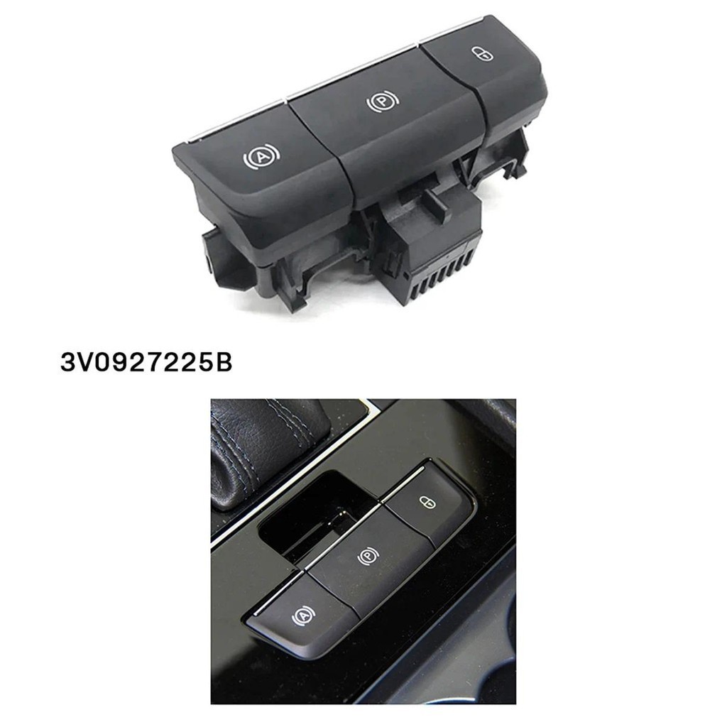 A42P-สําหรับSkoda Superb 3 2016 -2022 ที่จอดรถสวิทช์เบรคเบรคมืออิเล็กทรอนิกส์สวิทช์เบรค 3V0927225B 3