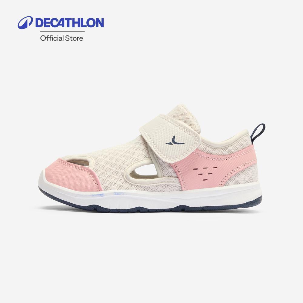 Decathlon Kids' Rip-Tab Comfy & Light Shoes รองเท้าแถบตีนตุ๊กแกสำหรับเด็ก ขนาด 25-30 รุ่น I Move - Pink