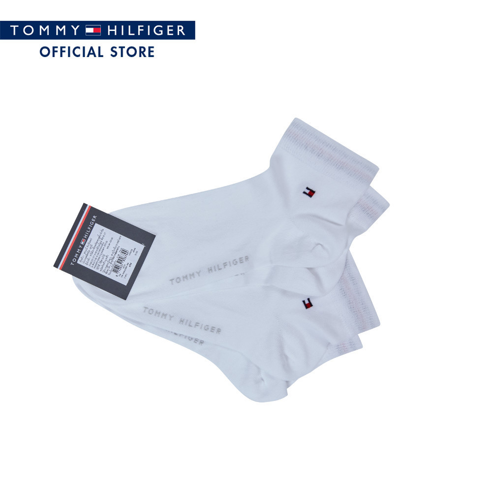 Tommy Hilfiger ถุงเท้า ผู้ชาย รุ่น 342025001 300 - สีขาว 2 คู่