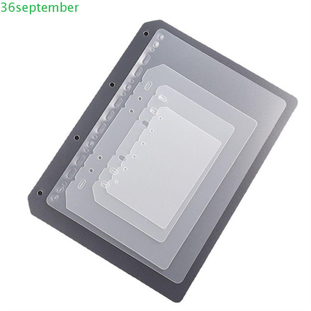 SEPTEMBER Loose-leaf Divider นักเรียน 2 ชิ้น A5 A6 A7 B5 A4 โปร่งใสกระดาษด้านใน Agenda Binder Organi