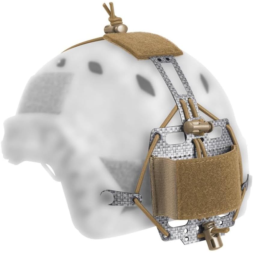 หมวกกันน็อคยุทธวิธี NVG DONGKER มีกระเป๋าสำหรับแบตเตอรี่และ.Counterweight เหมาะสำหรับระบบ PVS31 และA