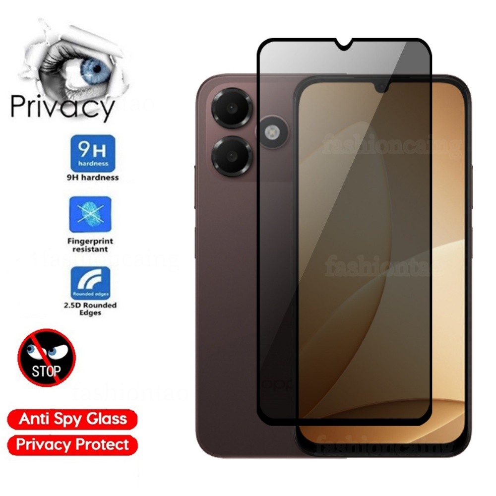 สําหรับOppoA6C 5G Anti-Spyกระจกนิรภัยป้องกันฟิล์มสําหรับOppo A6C A6S A6X A6t pro A6tpro A6Pro A6i A 