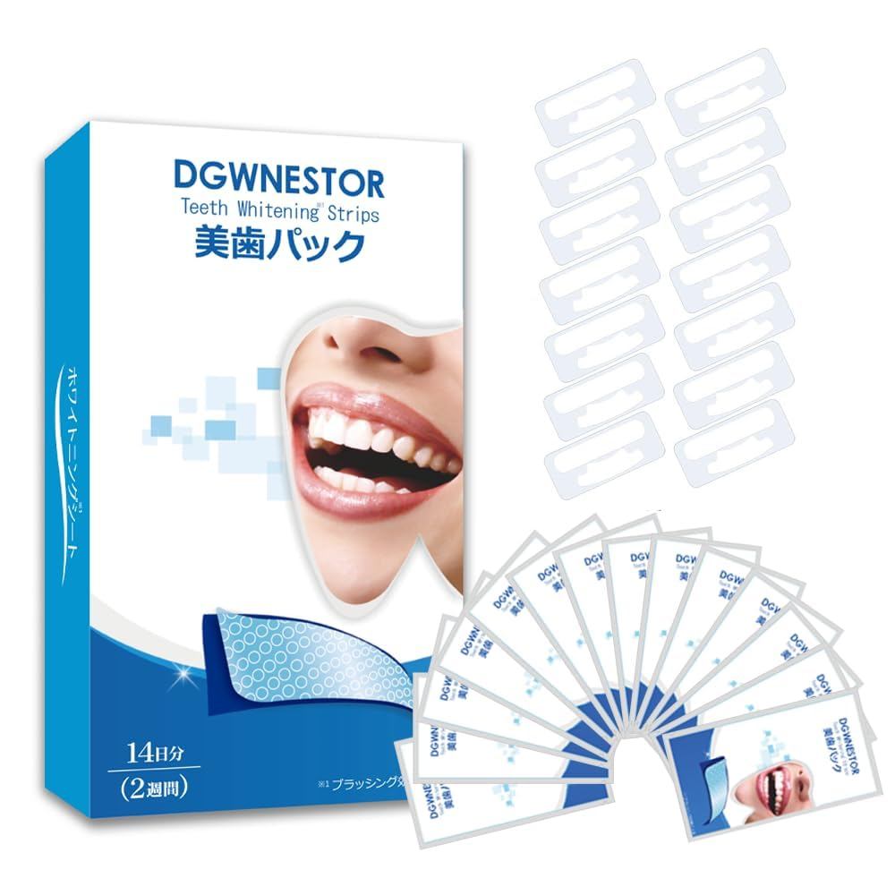 DGWNESTOR Whitening Strips - Teeth Whitening Treatment for 14, 21, or 28 Days/ Direct from JAPAN
