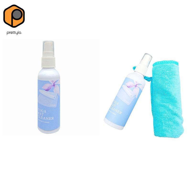 Prettyia เสื่อโยคะทําความสะอาดสเปรย์แบบพกพา 100ml กลิ่นป้องกันการรั่วซึมกําจัดเหงื่อสําหรับอุปกรณ์โยคะพิลาทิสกีฬา Mats — صورة 7