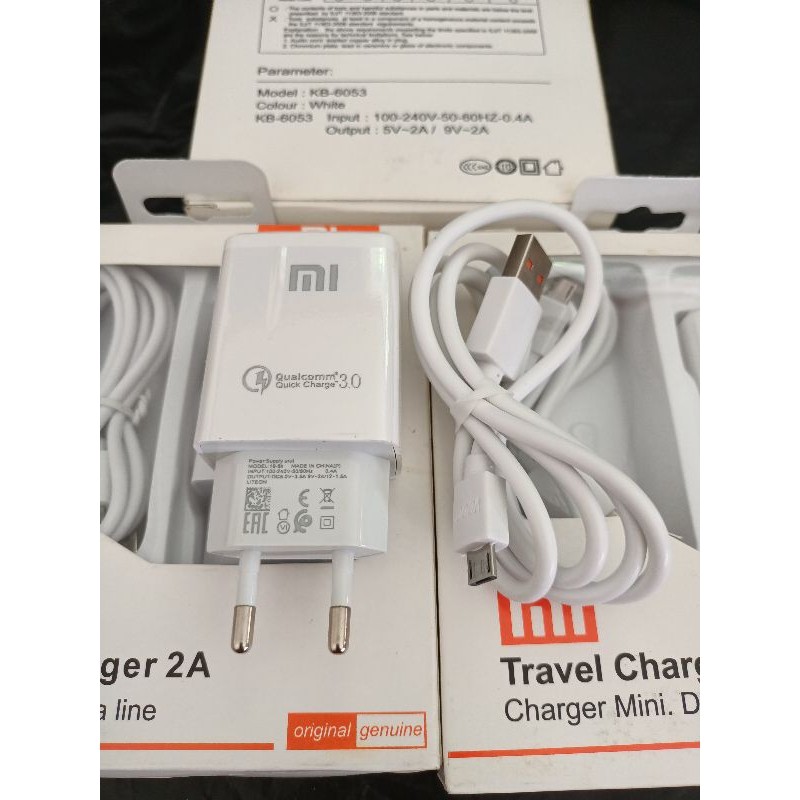 XIAOMI P-27 TRAVEL CHARGER MICRO USB 2 CAMPERE CHARGER MICROUSB P27 MI CHARGER