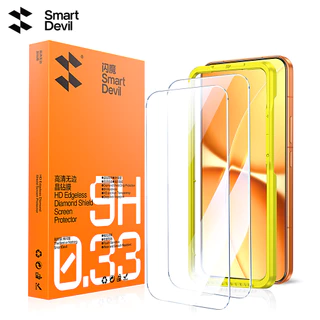 SmartDevil HD Crystal Diamond Tempered Glass For POCO X8 Pro/X8 Pro Max/Redmi Turbo 5Max/5 Shatterproof Drop-Resistant Highly Fingerprint-Resistant Bezel-Less